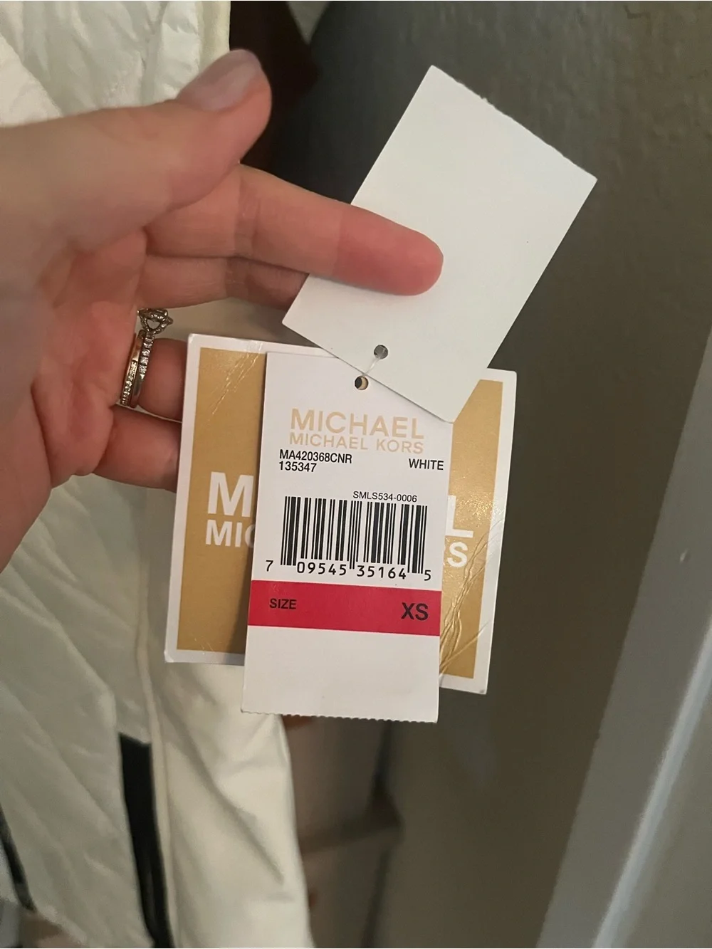 Michael Kors sleeveless quilted